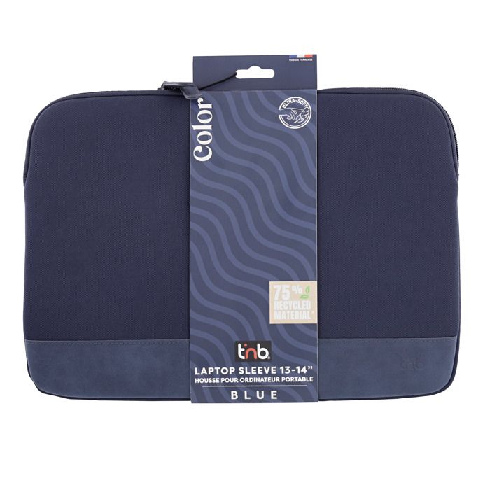 Housse pour ordinateur - T'nB - COLOR - Bleu - 13-14 pouces - 75% RPET