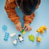 LEGO DUPLO Animal Family Penguin and Lion Building Blocks Toy for Kids Ages 1.5 To 4 Educational Playset 10442