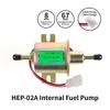12V HEP-02A low pressure Universal diesel petrol electric fuel pump for Car Carburetor Motorcycle ATV HEP02 DW588