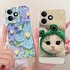 For Realme Note 80 4G Case RMX5388 Cute Cat Flowers Painted Cover Soft Silicone Case For Realme Note 80 Note80 Back Cover Fundas