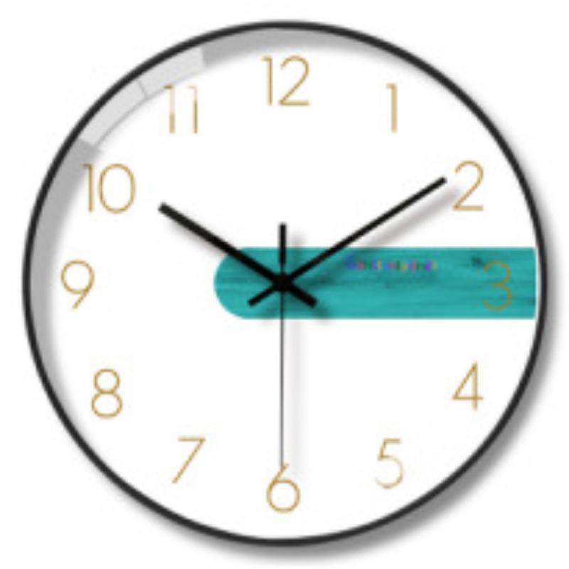 12-Inch 30Cm Creative Modern Wall Clock Living Room Stylish Bedroom Clock Mute Decorative Wall Clock