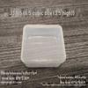 Rectangular Transparent PP Plastic Storage Box for Stationery, Cards, Hardware, Jewelry, and Fishing Gear