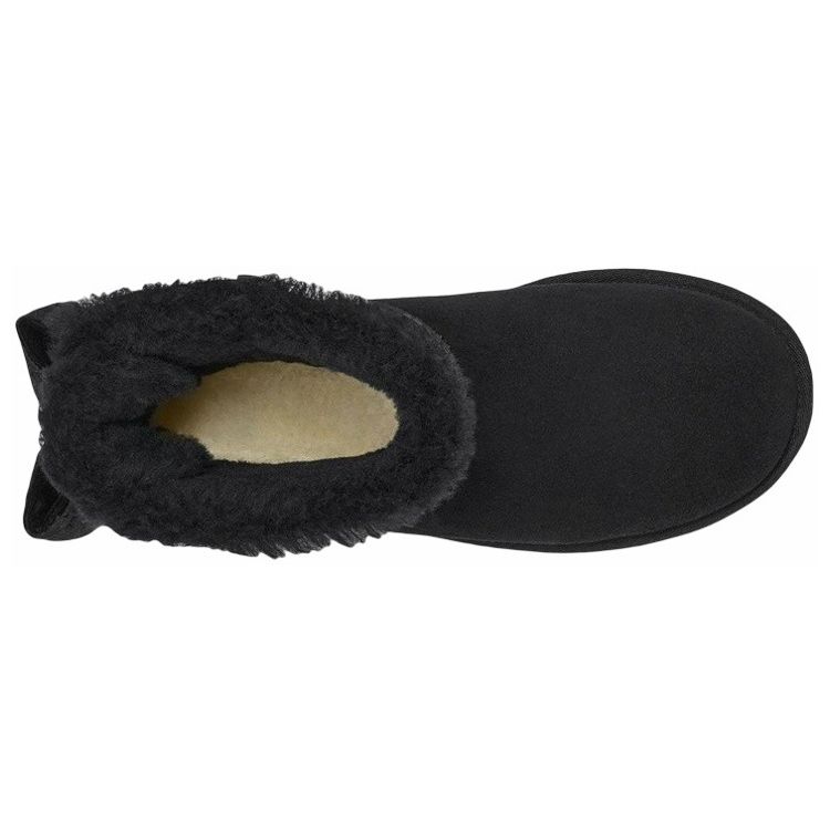 UGG Comfortable Mini Bailey Bow Snow Boots Women Boots Black 1138172-BLK