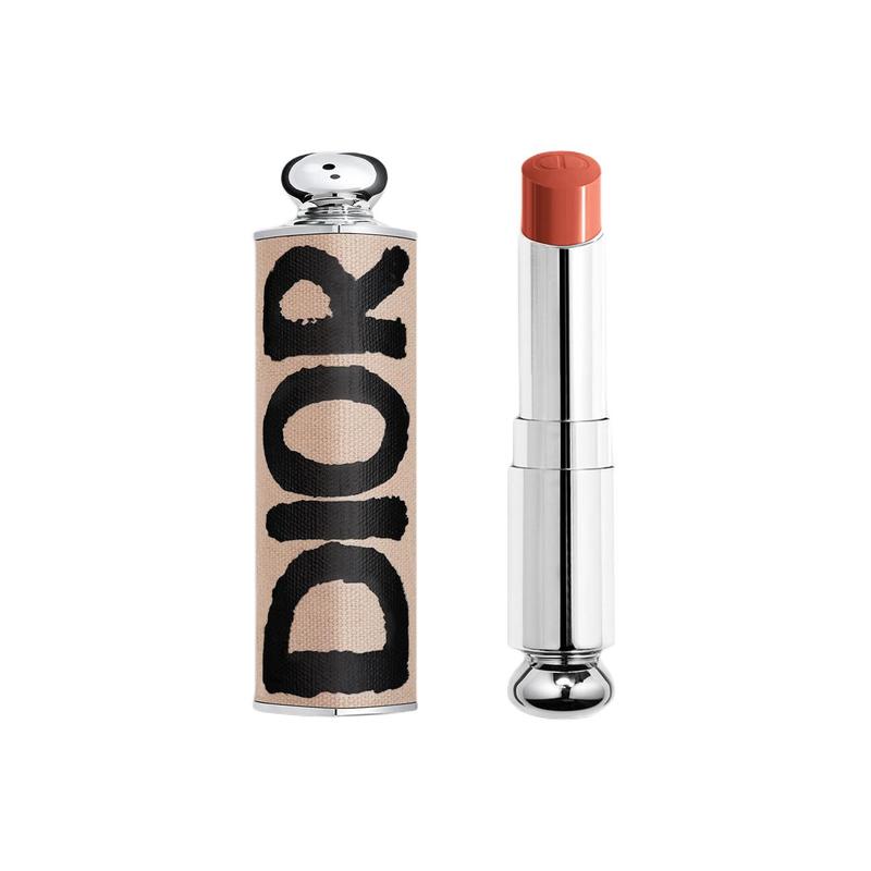 DIOR Lipstick Two-piece set: Boogie Nude Lipstick Shell + #524 DIORETTE Peach Milk Cap Refill 3.2g красный