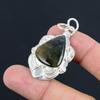 Friendship Day Sale Natural Solar Moss Agate 925 Sterling Silver Pendant Jewelry
