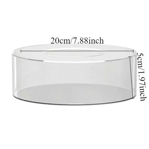 Acrylic cake stand Fillable lamp candy flower display stands Stackable Display Box for Wedding Birthday Party Table Pastry Decor