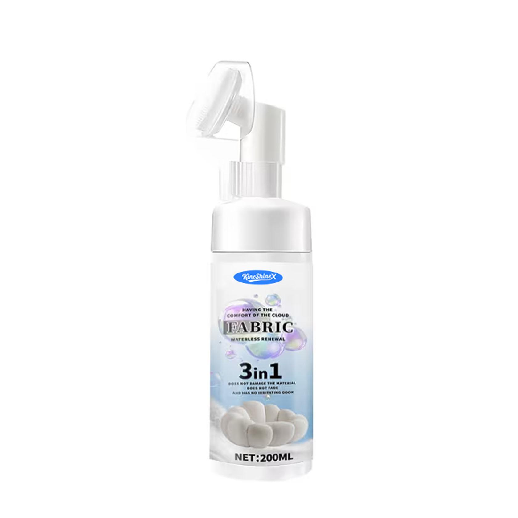 200Ml Multi-Upgraded Water-free Fabric Foam with Amazing Results, Quickly Revitalizing Curtains, Sofas, Mattresses, and Clothing