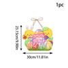 New Style, Easter, Cartoon Cute Bunny, Paper, Door Hanging, Party Scene Decoration, Decorative Pendant Supplies