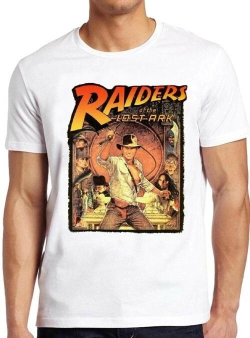Raiders Of Lost Ark Indiana Jones Film Movie Cool Gift Tee T Shirt M228 XXL