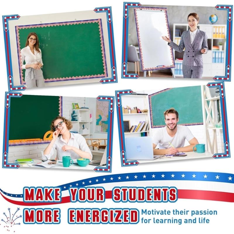 Independence Day Bulletin Border Trim 4th of July Bulletin Board Borders Border Sticker Bulletin Board Decorations