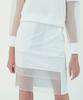 NILLRING S03.00 Organza Mix Mid-Length Skirt