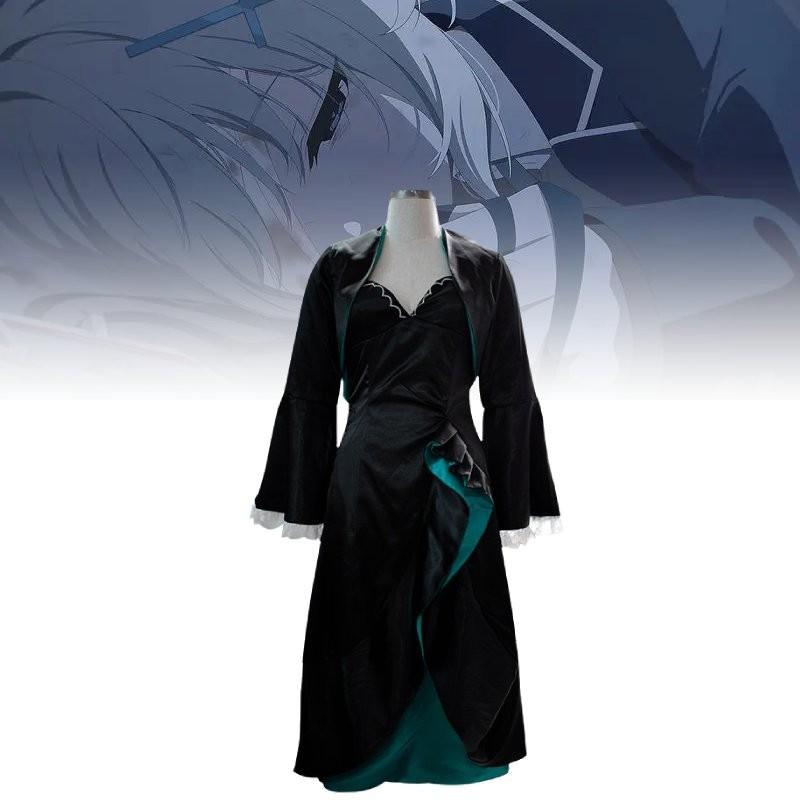 Elegantes 2024 Dark Style Cosplay-Outfit Für Rollenspiele Mit Ausgestelltem Rock