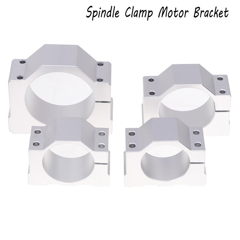 52Mm 56Mm 65Mm 80Mm Suporte de Motor de Alumínio com Abraçadeira de Fuso para Máquina Roteadora de Gravação CNC Suporte de Montagem de Motor