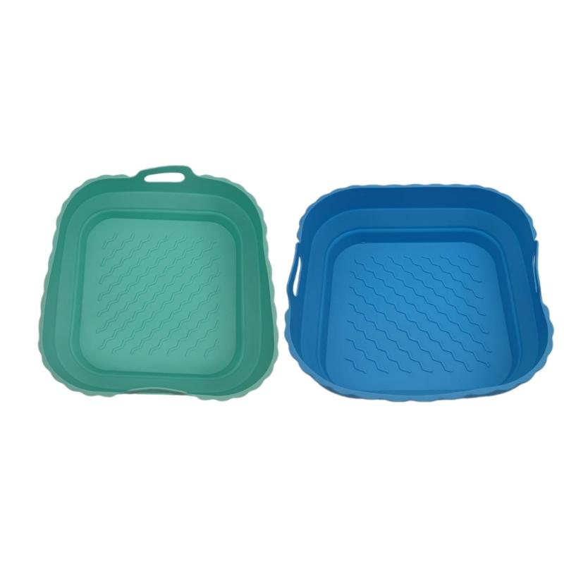 

Air Fryer Silicone Liners Square Air Fryer Liners Reusable Air Fryer Liners Silicone Pots Oven Liner Baking Tray Air Fryer 1