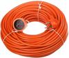 Przedłużacz ogrodowy 50m 3x2,5mm² gruby pomarańczowy kabel budowlany
