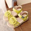 Children'S Sandals Summer Korean Breathable Small Daisy Soft Bottom Medium And Large Children'S Open Toe Girls' Beach Shoes