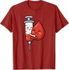 Kawaii Phlebotomist Krankenschwester Humor Blutentnahme Süße Spritze T-Shirt Mädchen Mode Lustig Blutspender Labor Witz Tee Y2k Kunst Pädiatrisch