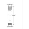 Flexible de douche - GROHE - 22114000 - 1,25 m - Chromé - VitalioFlex Trend