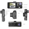 3-Kanal-Dashcam für Autos, 1080P, Autokamera, WLAN-Videorecorder, Vorne/Innen, Rückfahrkamera, Auto-DVR, Black Box, Autozubehör