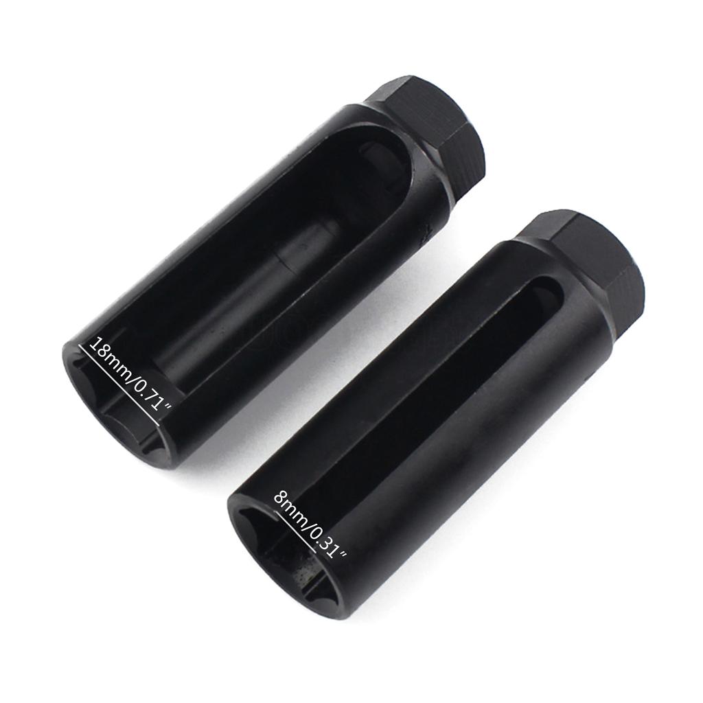 Sensor Socket Removal Tool Universal Oxygen Sensor Tool Repair Kit 22mm 1/2Inch Professional for Repairing Installation