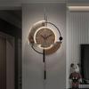 Punch-Free Modern Minimalist Wall Clock for Living Room Decoration