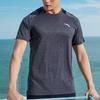 Anta Comprehensive Training Series SS22 Fitness Running Quick-Dry Short Sleeve T-Shirt And Shorts Set Men Sets Black Gray 952227201-5