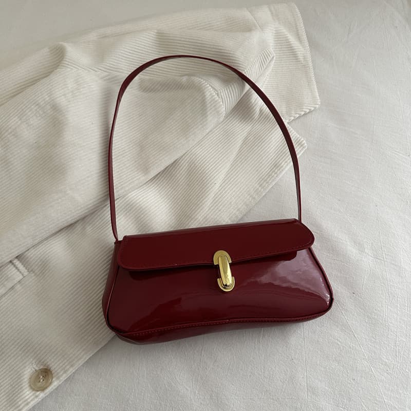 Women's vintage underarm bag hand-held small square bag