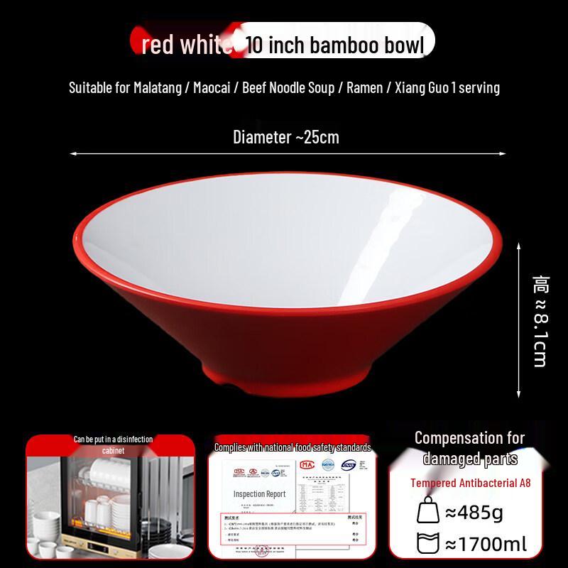 Japanese Style Melamine Noodle Bowl