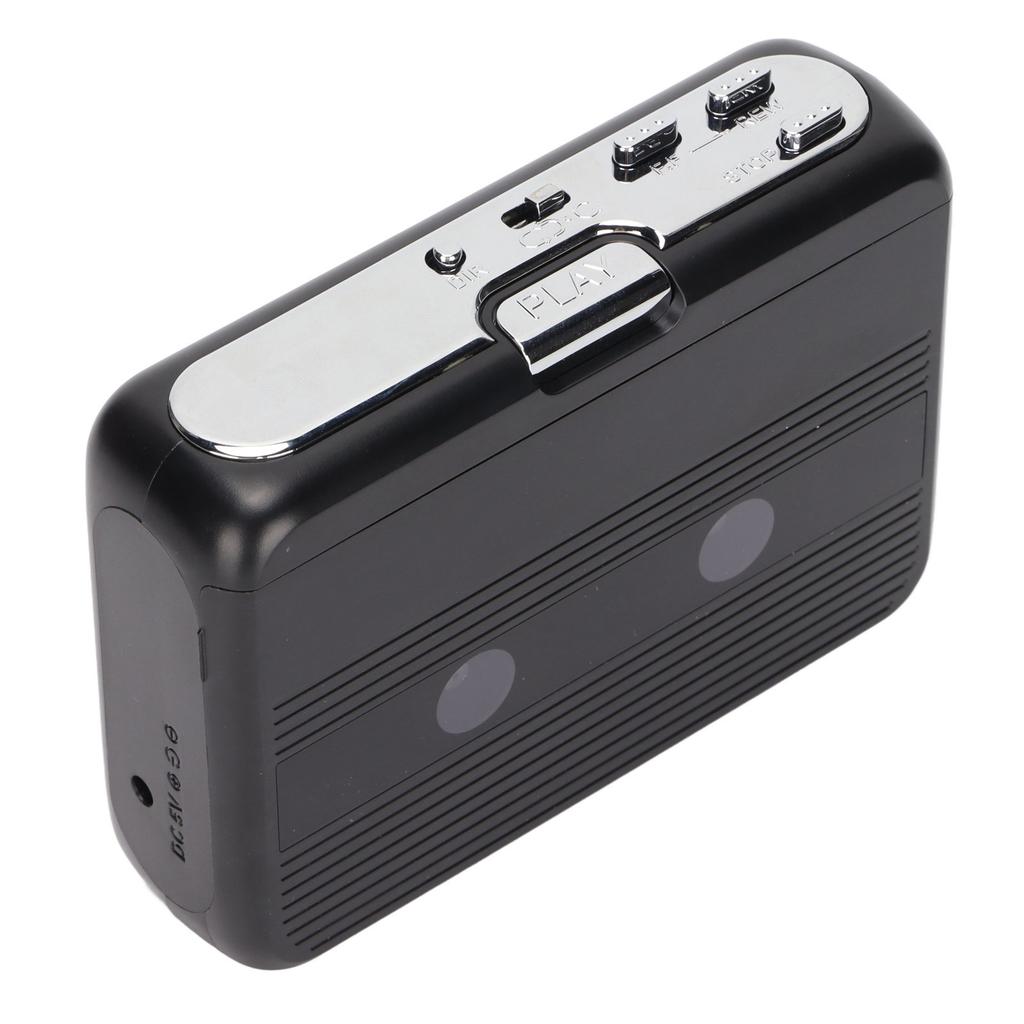 TON007B Portable Cassette Players Mini Stereo Bluetooth Cassette Playing Equipment with 3.5 mm Jack for Speakers