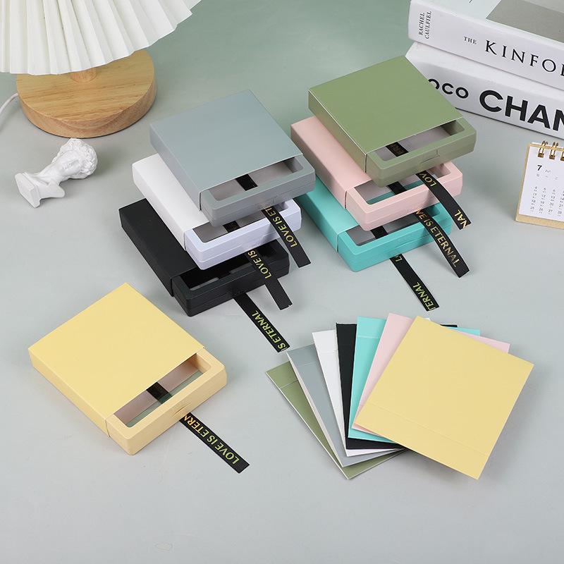 PE-Folien Schmuckaufbewahrungsbox für Ringe, Armbänder, Halsketten und Nagelkunst