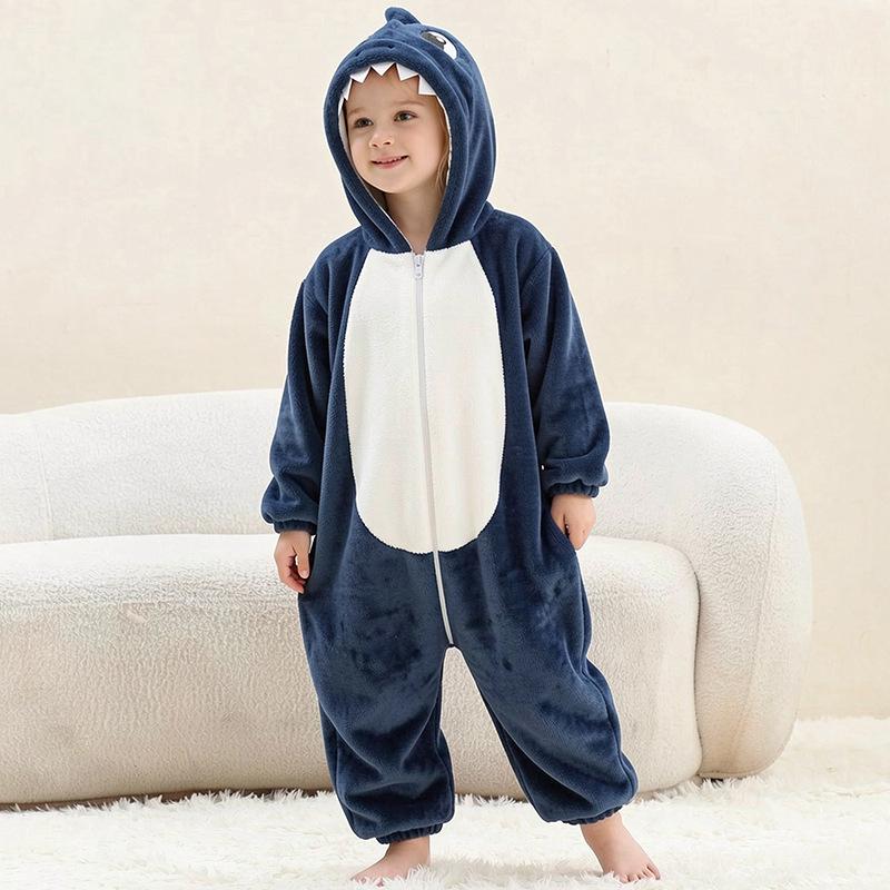 Michley Kids & Teens Animal Flannel Onesie - Homewear & Party Outfit
