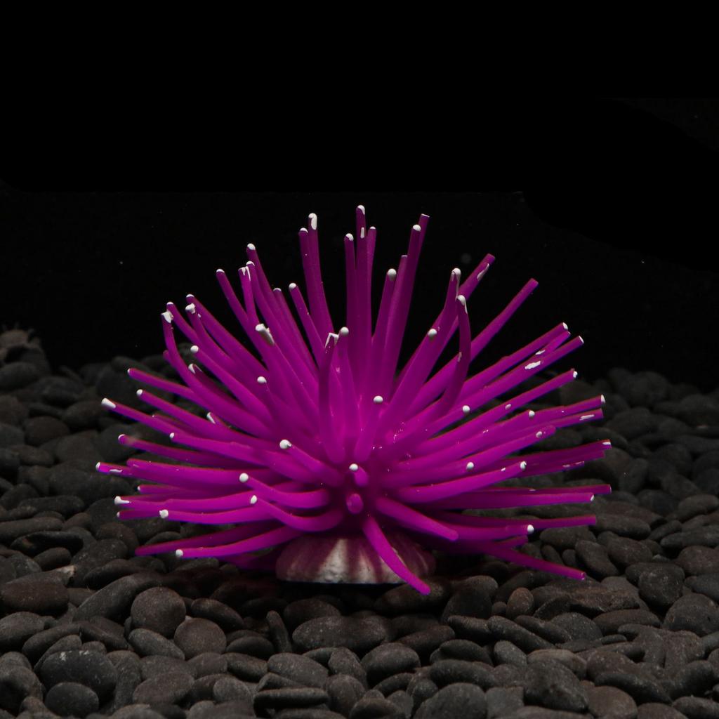 Leuchtende Simulation Seeanemone Seeigel Silikon Farbe Koralle Pflanze Aquarium Fischbecken Landschaftsgestaltung Dekoration Heimschmuck