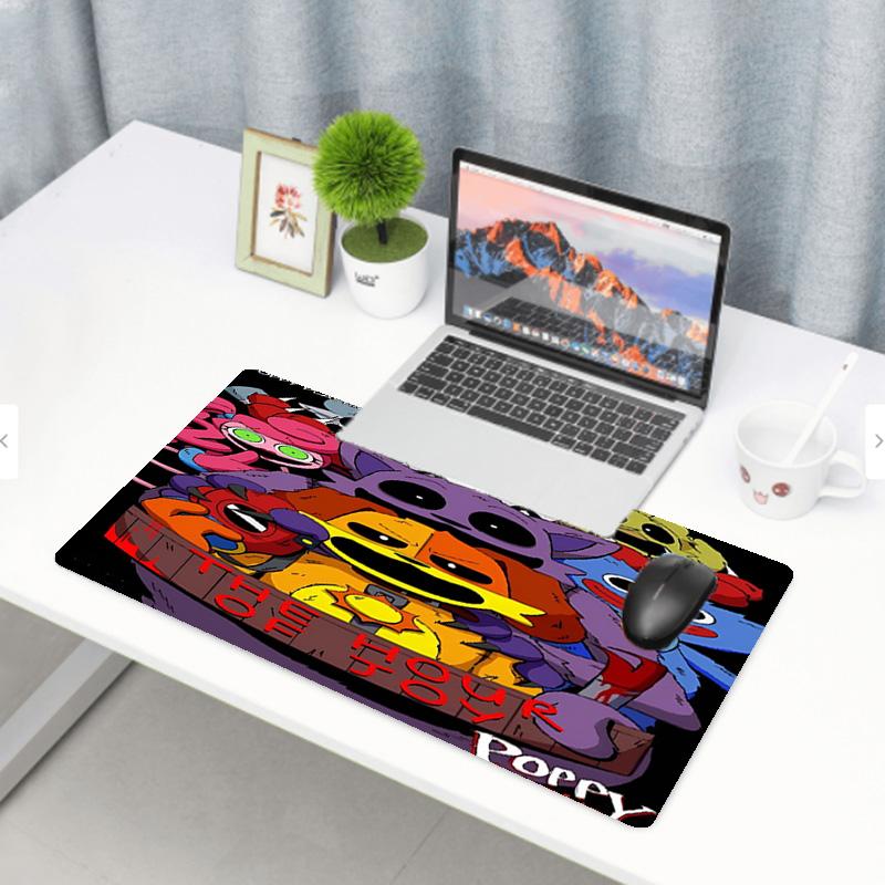 Poppy Playtime Print Mouse Pad, Anti‑Slip Desktop keyboard Mat, for PC Laptop Gaming Working Daily Use, Cool Festival Surprise Gift