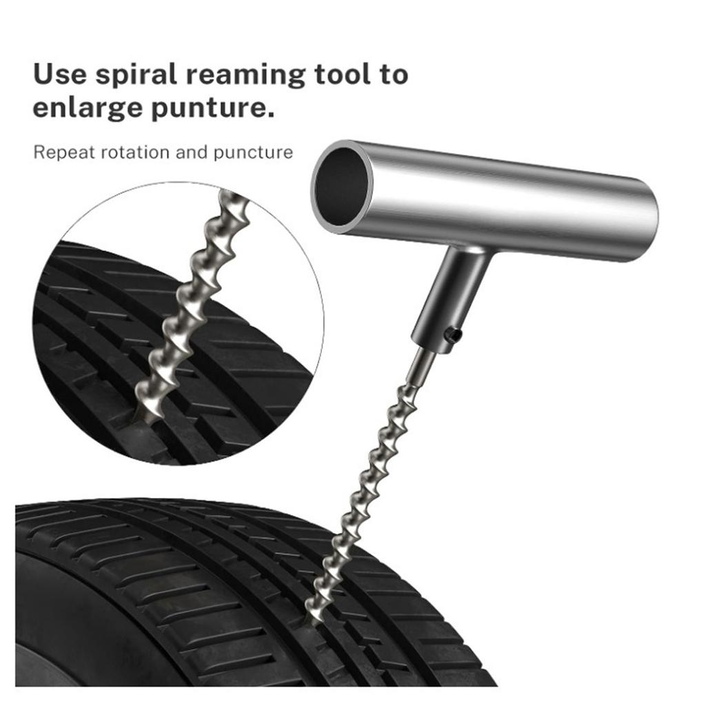 Multifunctional Vehicle Tire Repair set Efficient Flat Tire Fixing set  Tool set 33/58pcs for Roadside Fixes