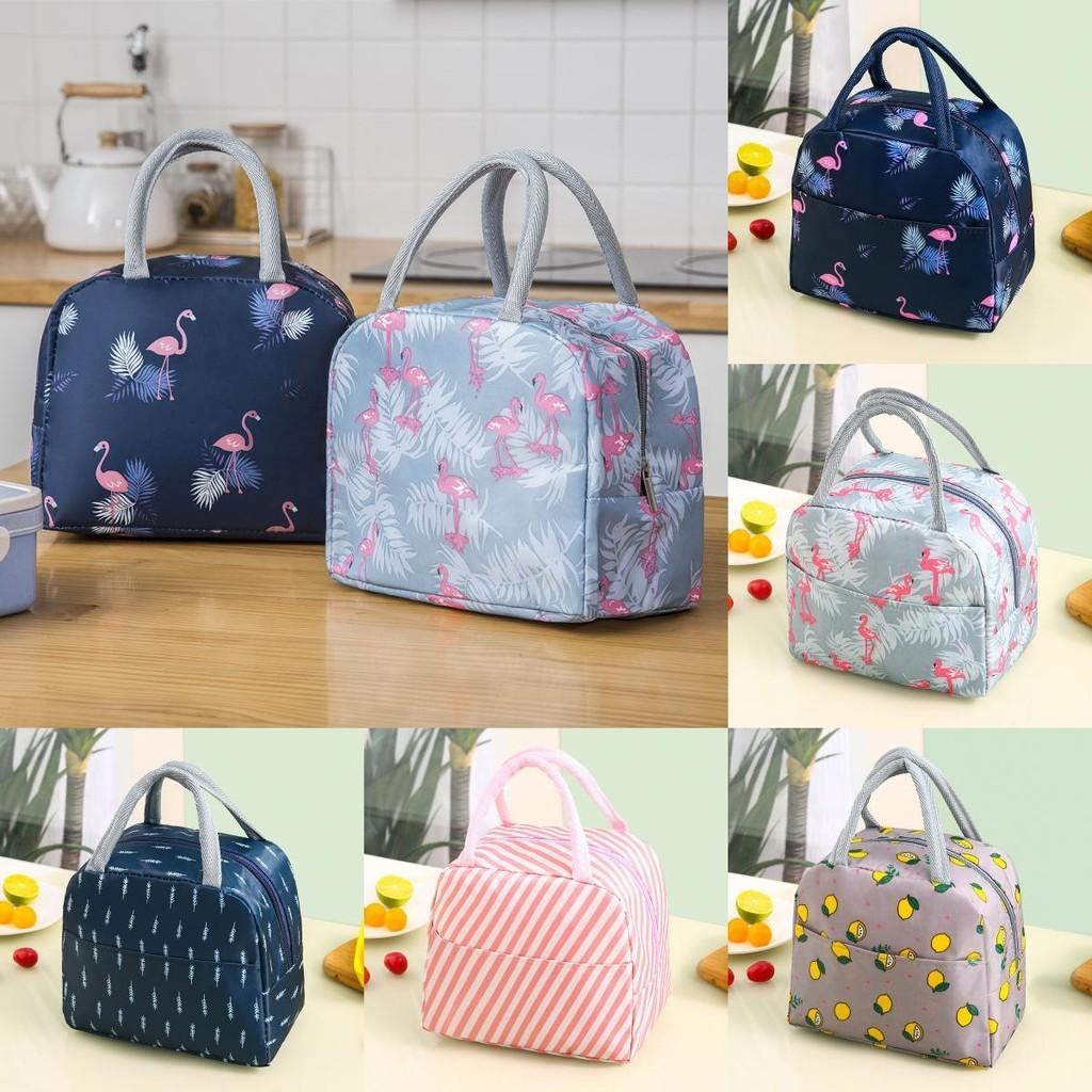 Box Lunch Handbag Insulated Bento With Aluminum Foil Thickened Bag By Hand Gift