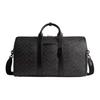 Gotham 45 Marca Estampada Fechamento com Zíper Lona Revestida Bolsa de Ombro Transversal para Viagem Bolsas Masculinas Carvão CV958-R8E