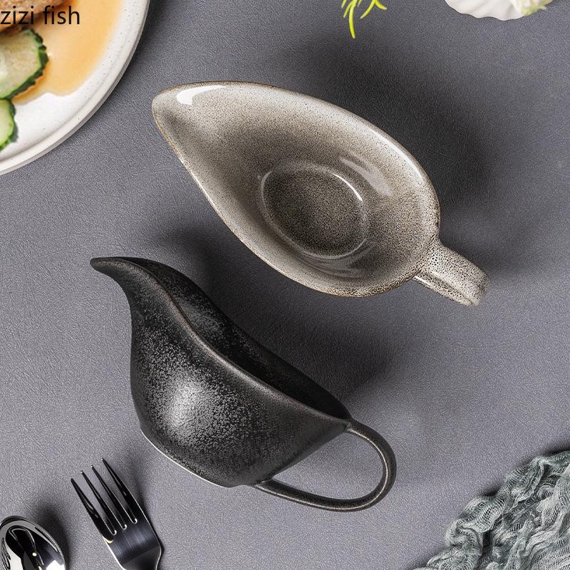 Vintage Sauce Cup Seasoning Pot Gravy Boats Sauce Pot Steak Sauce Bucket Seasonings Bowl Milk Cup Sauces Dish Seasoning Cups