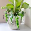 Gardening Courtyard Bonsai Ornaments Decorative Crafts Cute Cartoon Frog Hanging Pot Resin Decorations