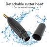 Men Electric Trimmer Detachable Washable Cutter Head Double Blades Low Noise Hair Removal Machine