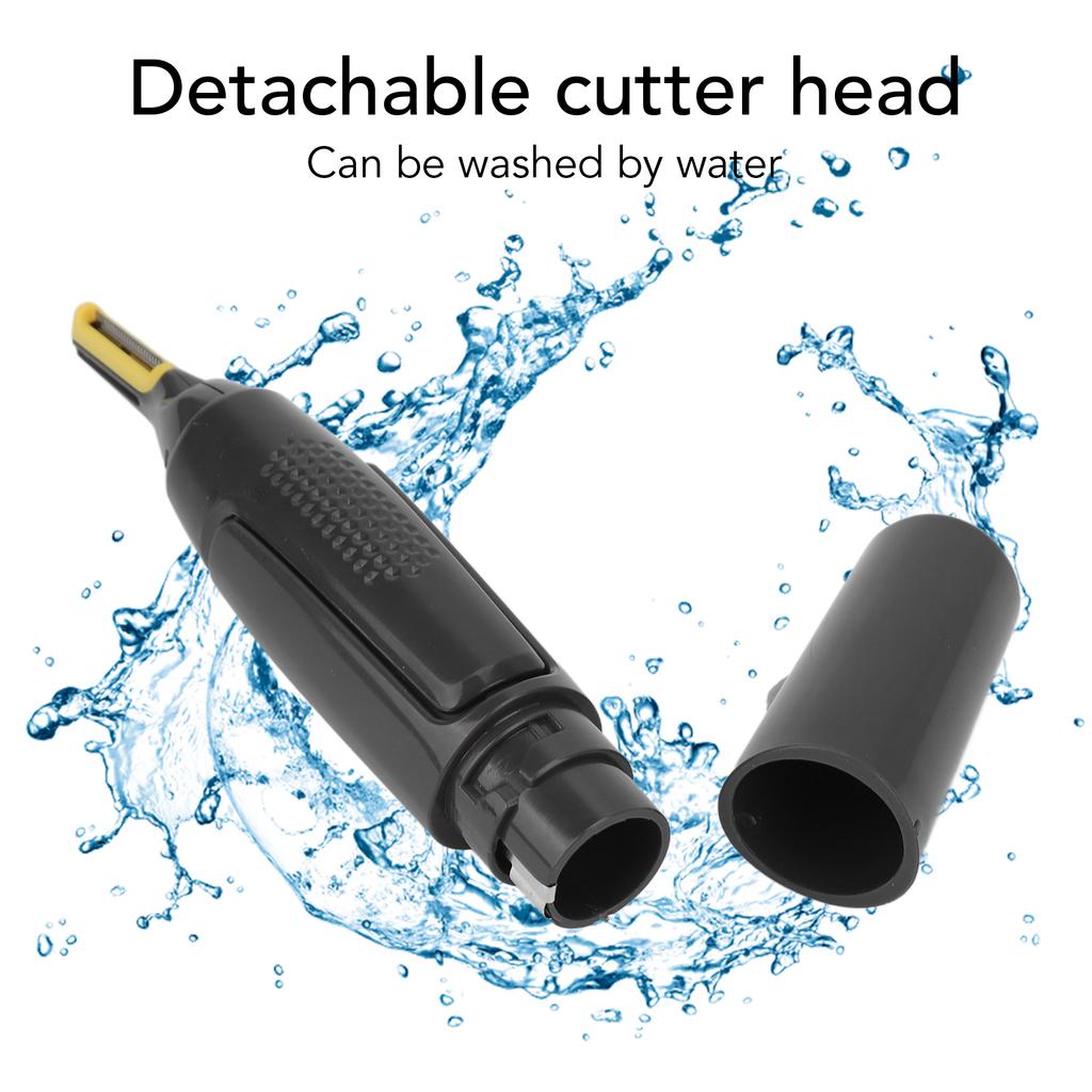 Men Electric Trimmer Detachable Washable Cutter Head Double Blades Low Noise Hair Removal Machine