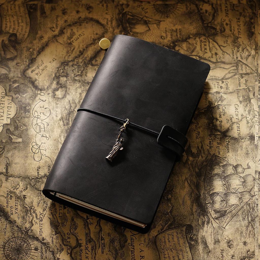 Full Grain Leather Diary Journal Workbook Custom Paper Notebook Leather Book Cover Jotter Vintage Notebook Leather Product