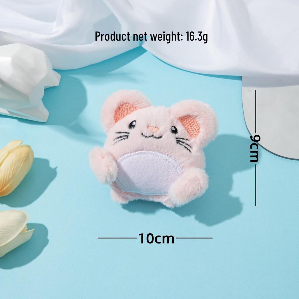 New Catnip Plush Toy: Cat Grass-Infused, Bite & Scratch Resistant, Self-Entertaining Doll for Cats