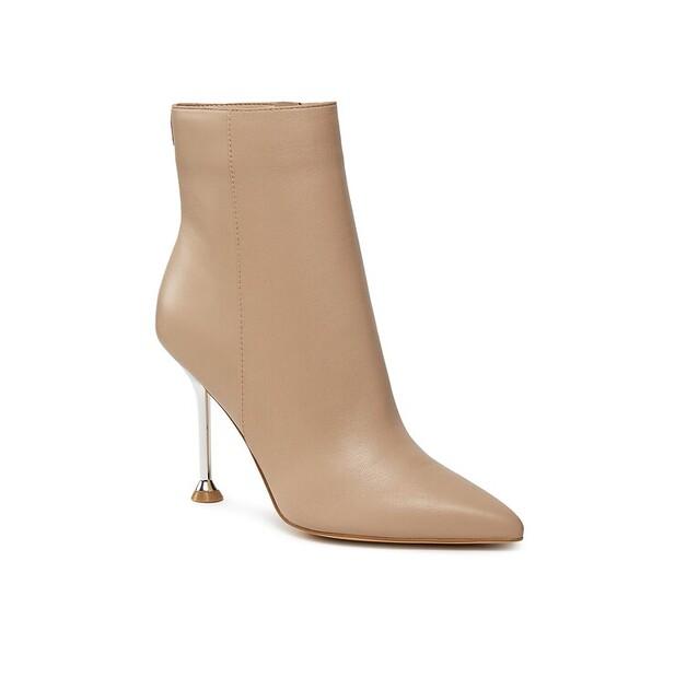 Beige Guess Travis Ankle Boots FLPTRA LEA10