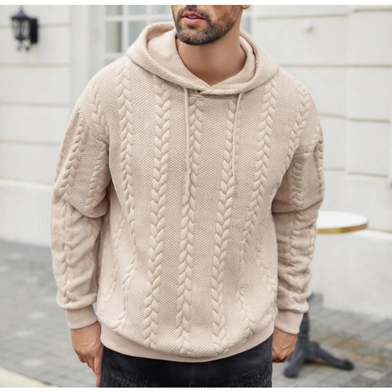 Men's New Hoodie Solid Color Casual Fashion Versatile Multi-color Long-sleeved Sweatshirt Top