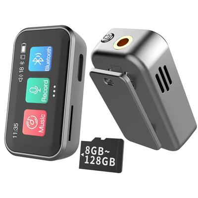 Mini Dotykowy Ekran Sportowy Odtwarzacz MP3 Bluetooth Odtwarzacz Muzyki HIFI E-book Radio FM Bieganie Przenośny Odtwarzacz Walkman MP4 8G-128G