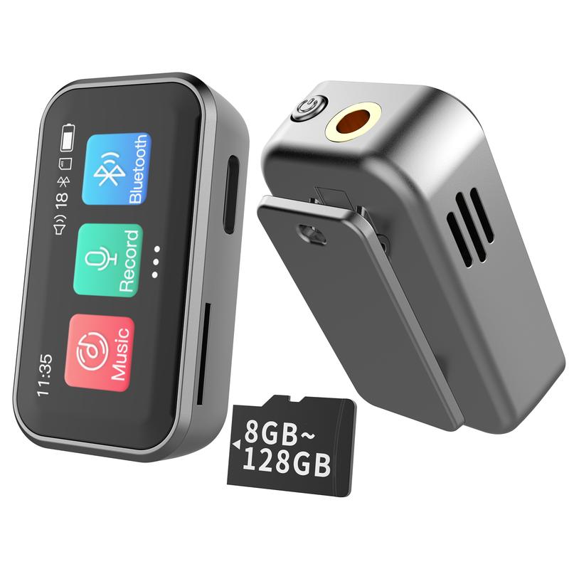 Mini Touch Screen Sports Bluetooth MP3 Player HIFI Music Player E-book FM Radio Running Portable Player Walkman MP4 8G-128G