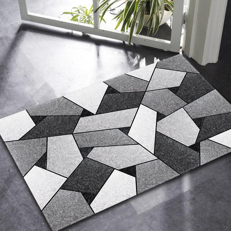 

Геометрический коврик для пола Нескользящий коврик для пола Износостойкий коврик для пола Бытовой коврик для пола Коврик для пола у входа Дверной коврик Ковер для спальни Входная дверь 40-60
