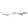 VidaXL Support de moniteur Blanc 100x27x14 cm Bois de pin solide 814005