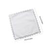 Lace Edge Handkerchief for Kids Male Women Elderly Handkerchief Pocket Handkerchief for Wedding Gift