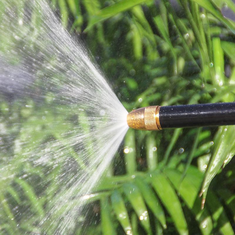 High-Pressure Garden Hose Nozzle with Metal Long Rod